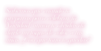 Sabemos que cuando te preparas para celebrar la Navidad, nunca te olvidas de darle un toque de color a tus u as. ¿Con...