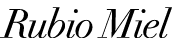 Rubio Miel
