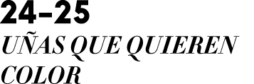 24 25 U AS QUE QUIEREN COLOR