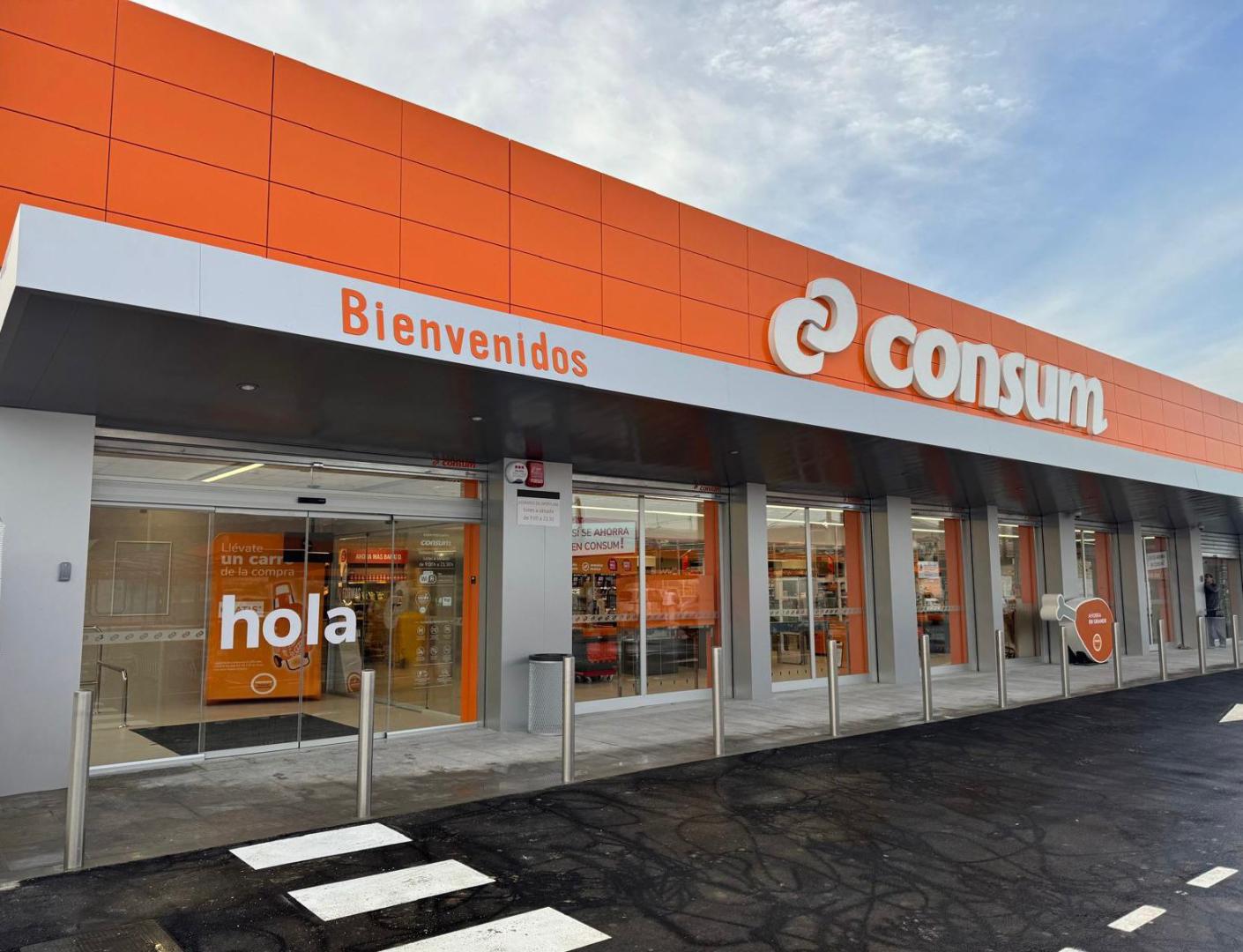 Supermercado Consum de Fortuna.