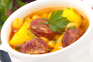 Garbanzos con chorizo