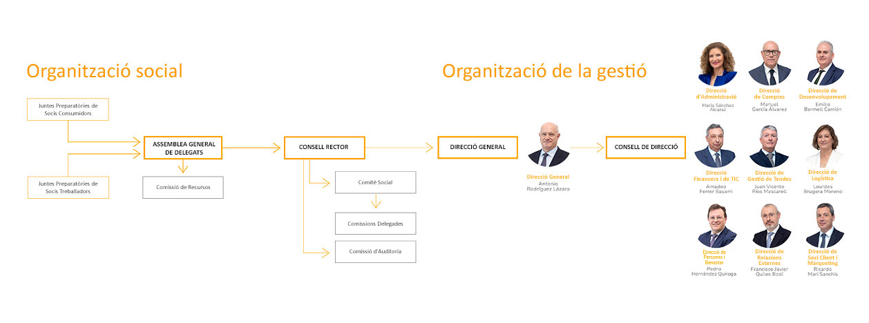 Organigrama Consum 2025