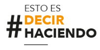 Esto es decir haciendo