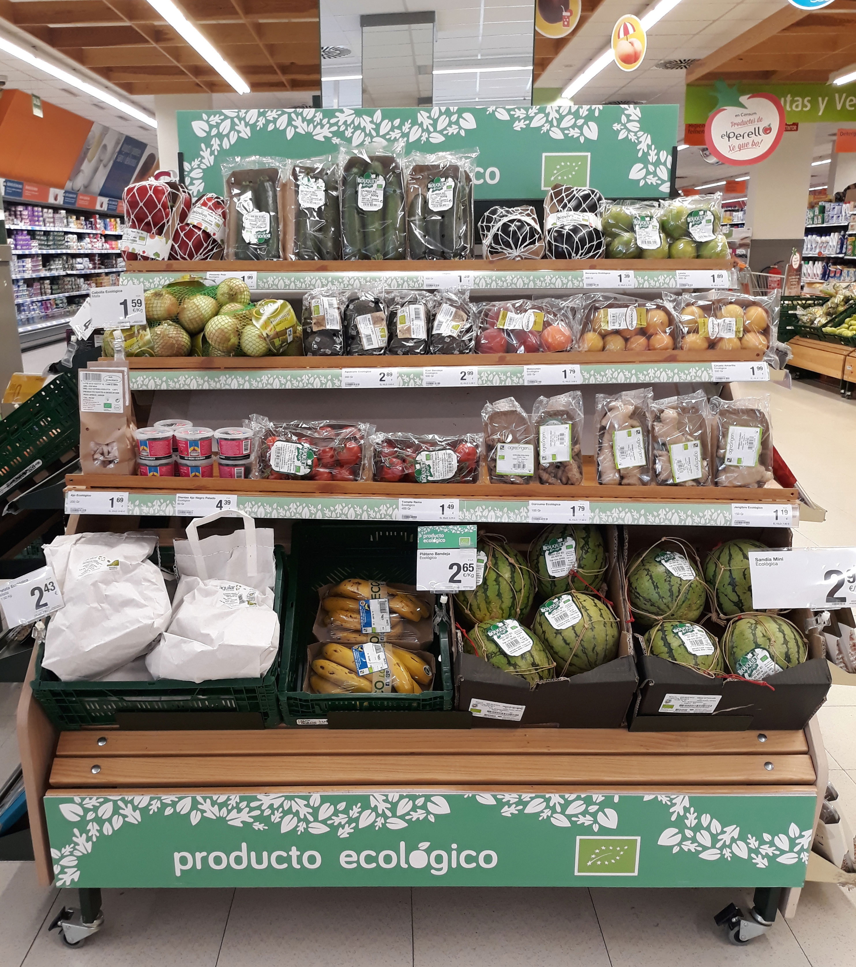 Consum multiplica por 6 su oferta de productos ecológicos por el aumento de la demanda