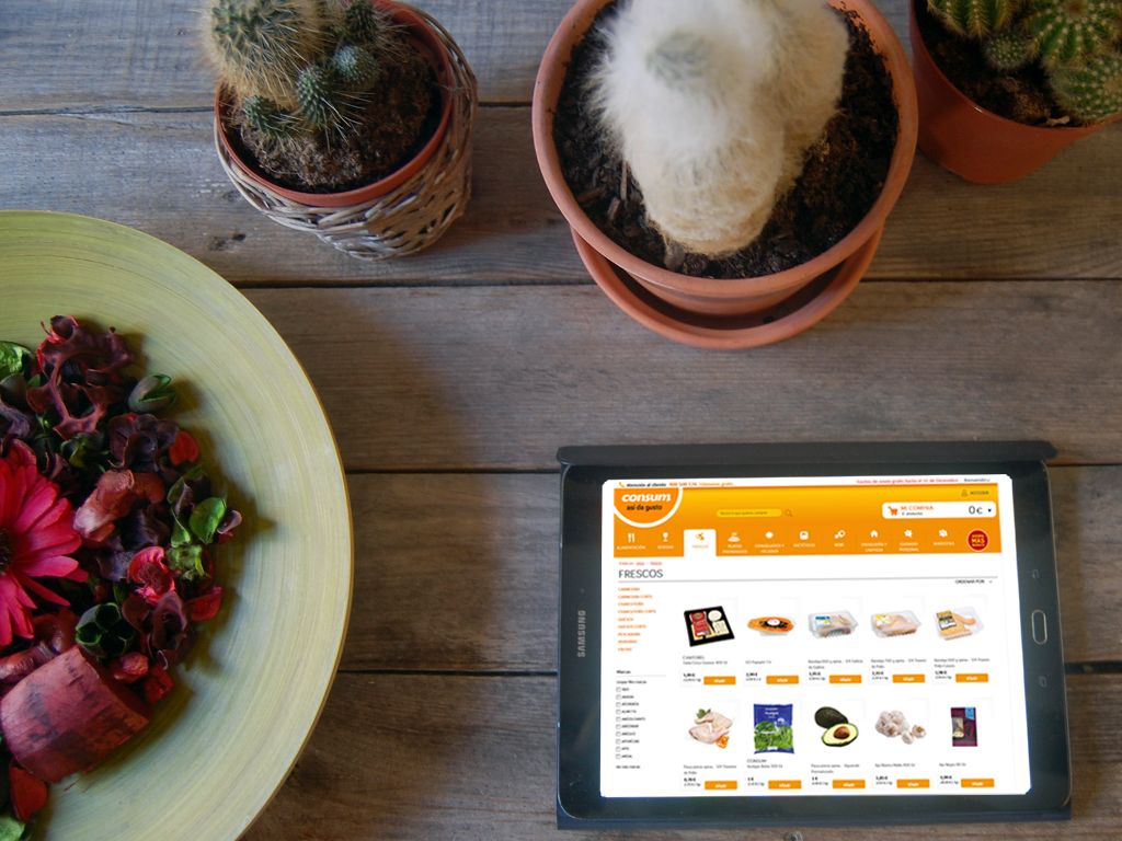 7 de cada 10 usuarios de la tienda online de Consum en Alicante