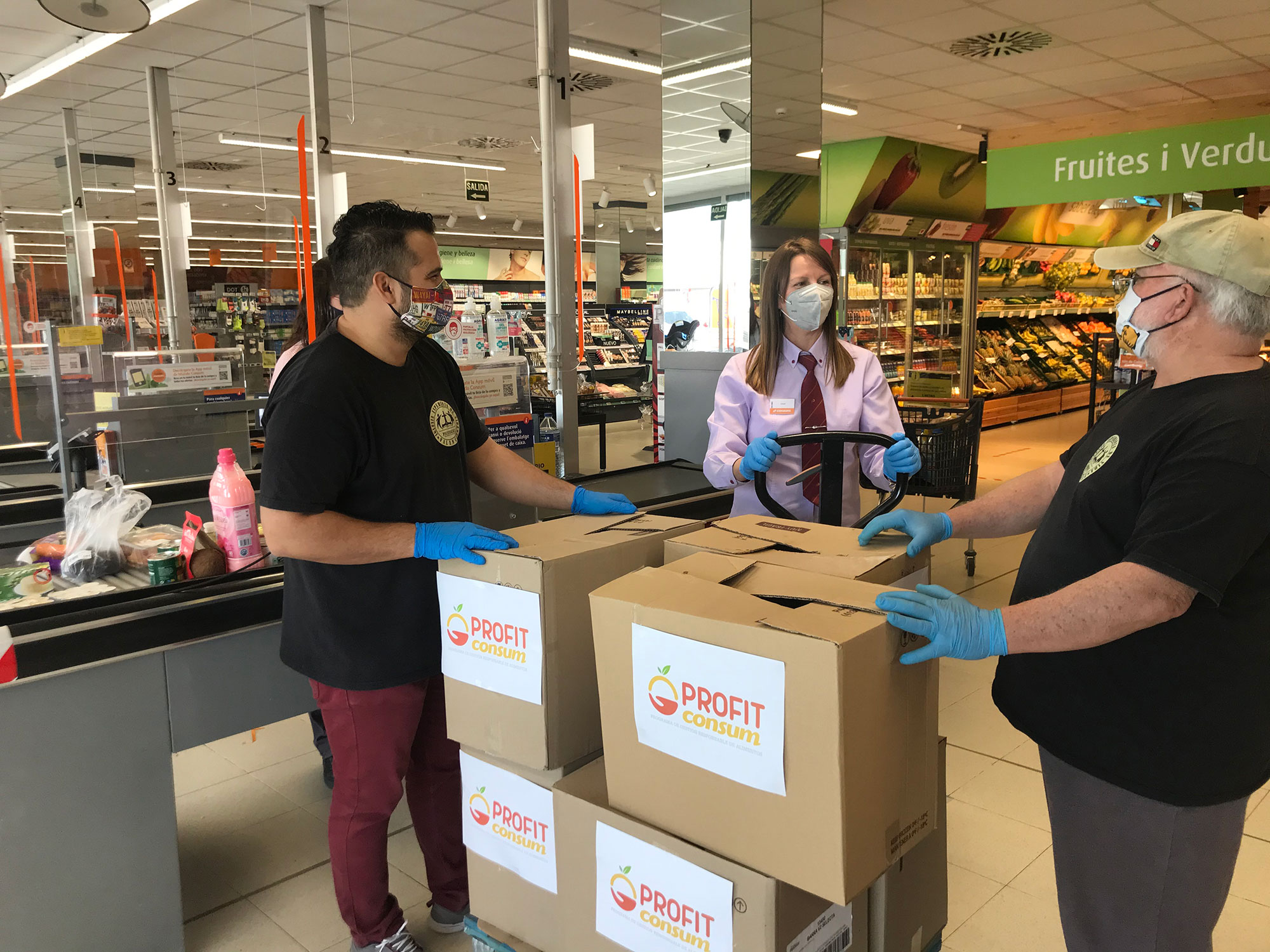 Consum va donar 1.223 tones d’aliments entre maig i juny Consum va donar 1.223 tones d'aliments entre maig i juny