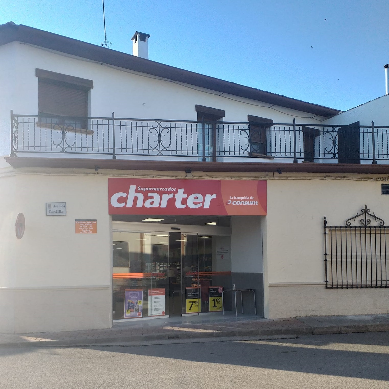 Charter obri un nou supermercat a Villanueva de la Jara, el tercer a la província de Conca en el que va d’any Charter obri un nou supermercat a Villanueva de la Jara, el tercer a la província de Conca en el que va d'any