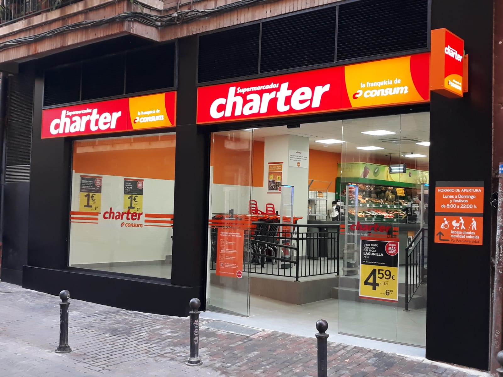 Charter inaugura un nou supermercat a Múrcia Charter inaugura un nou supermercat a Múrcia