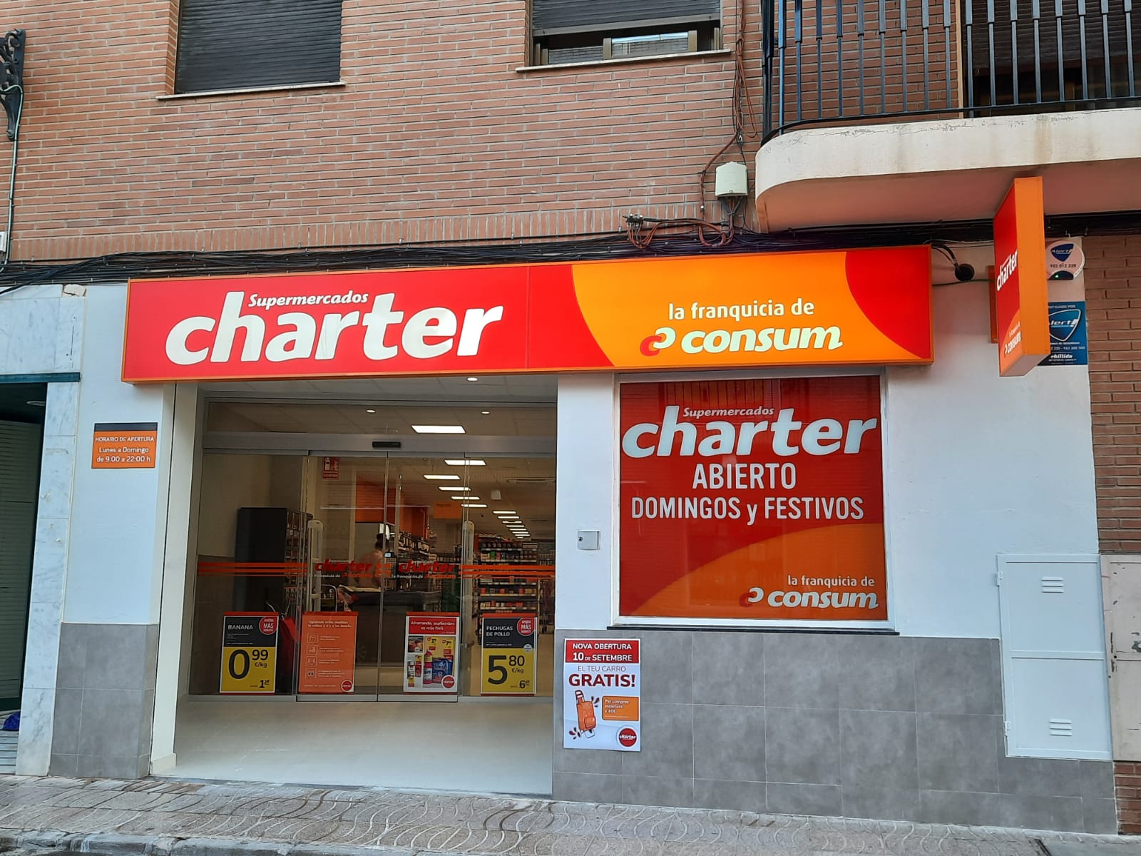 Charter obri dos nous supermercats a Mollet del Vallès (Barcelona) i Rafelbunyol (València) Charter obri dos nous supermercats a Mollet del Vallès (Barcelona) i Rafelbunyol (València)
