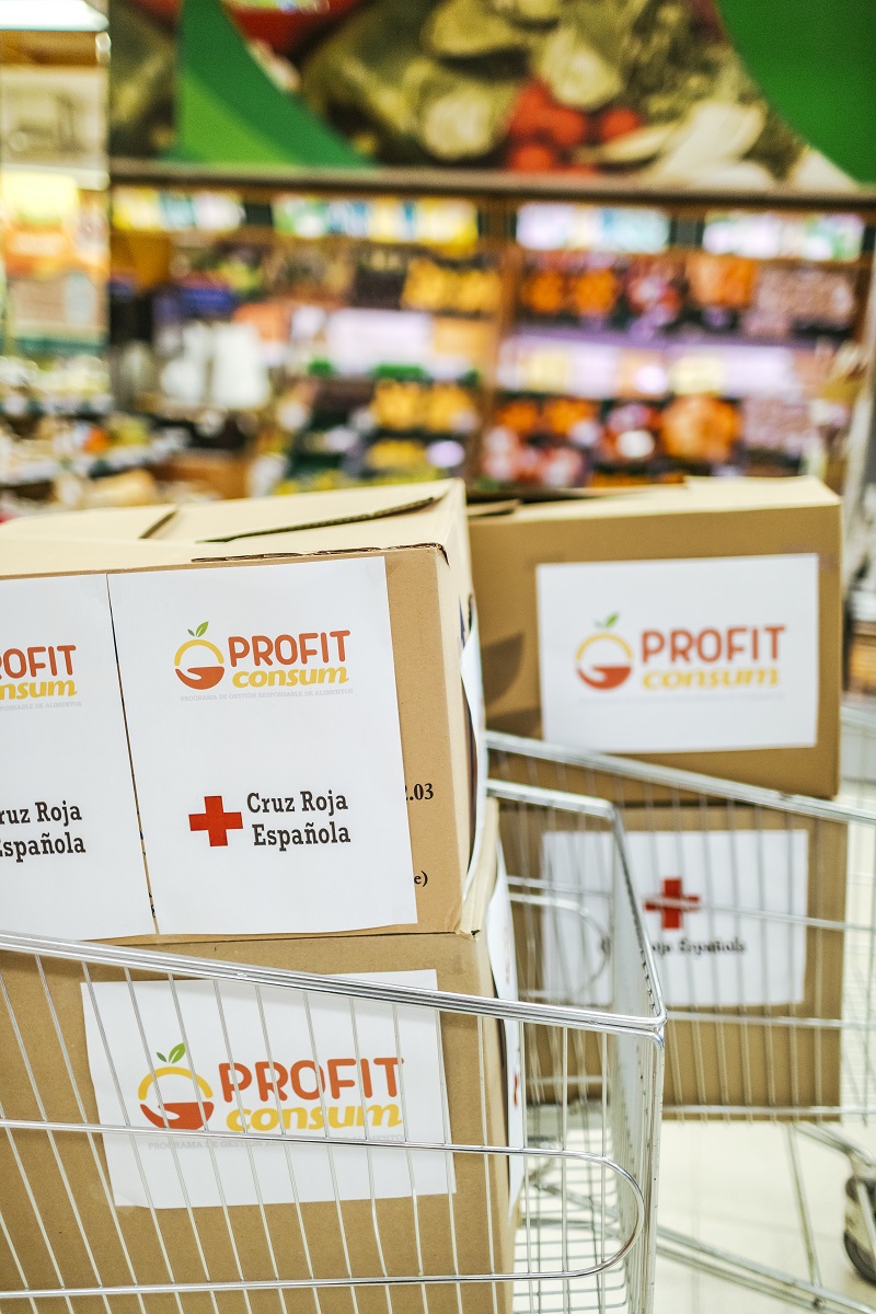 Consum treballa contra el malbaratament alimentari donant més de 5.050 tones d’aliments en 2021 amb el seu programa Profit Consum treballa contra el malbaratament alimentari donant més de 5.050 tones d’aliments en 2021 amb el seu programa Profit