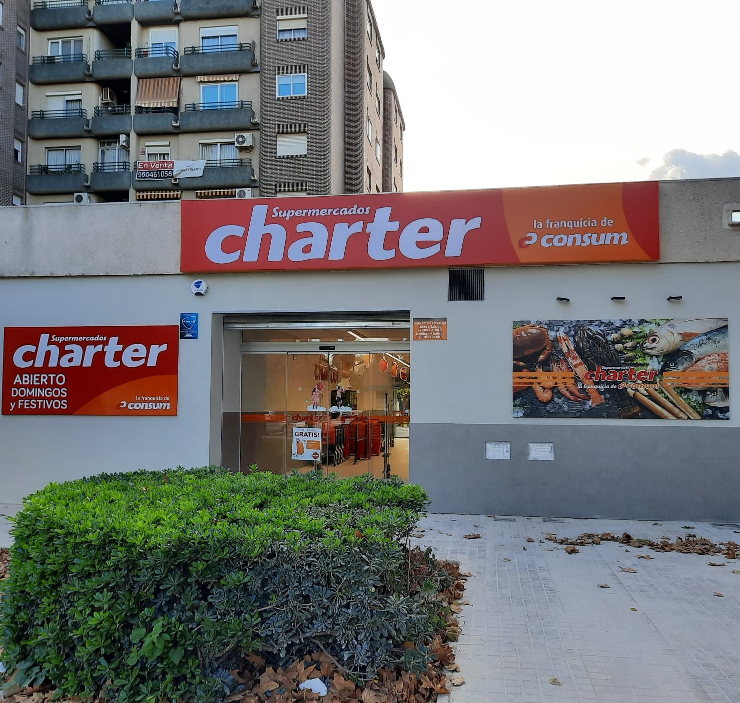 Charter abre tres nuevos supermercados en València, Barcelona y Cerdanyola del Vallès en una semana Charter abre tres nuevos supermercados en València, Barcelona y Cerdanyola del Vallès en una semana